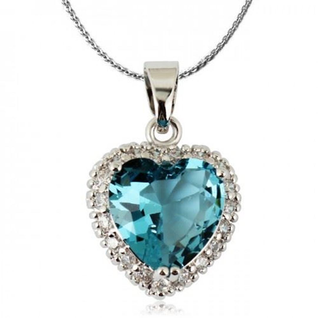 Pendentif Cœur Cristal Zircon — coeur, cristal | Boutique NAYA