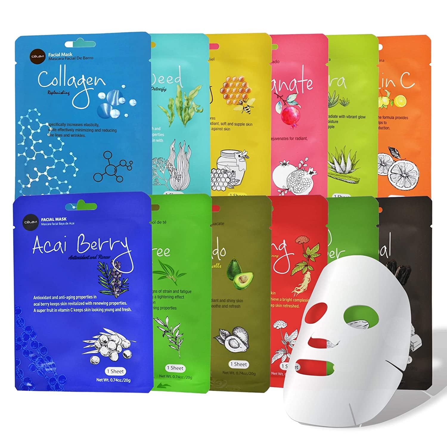 Masque Tissu Hydratant Coréen — coreen, hydratant | Boutique NAYA