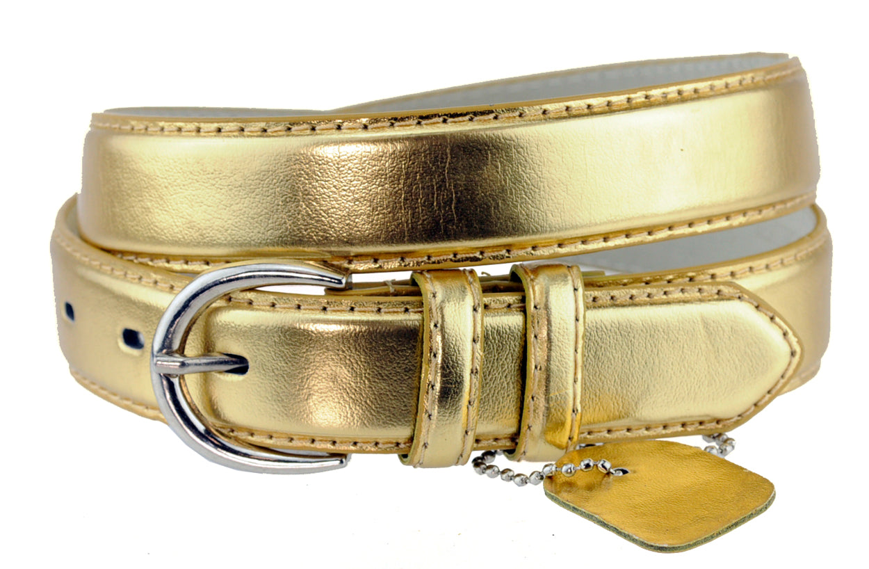Ceinture Cuir Veau Dorée Ajustable — ceinture, cuir | Boutique NAYA