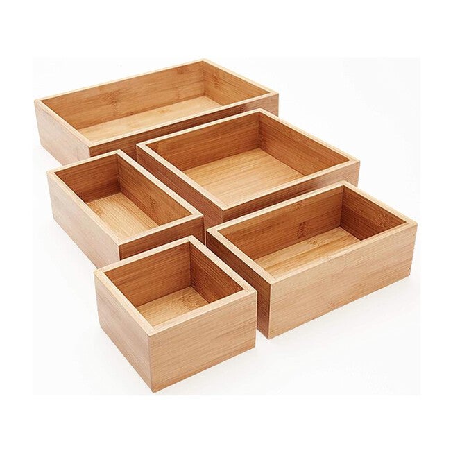 Organisateur Tiroir Bambou Set 5 — bambou, organisateur | Boutique NAYA