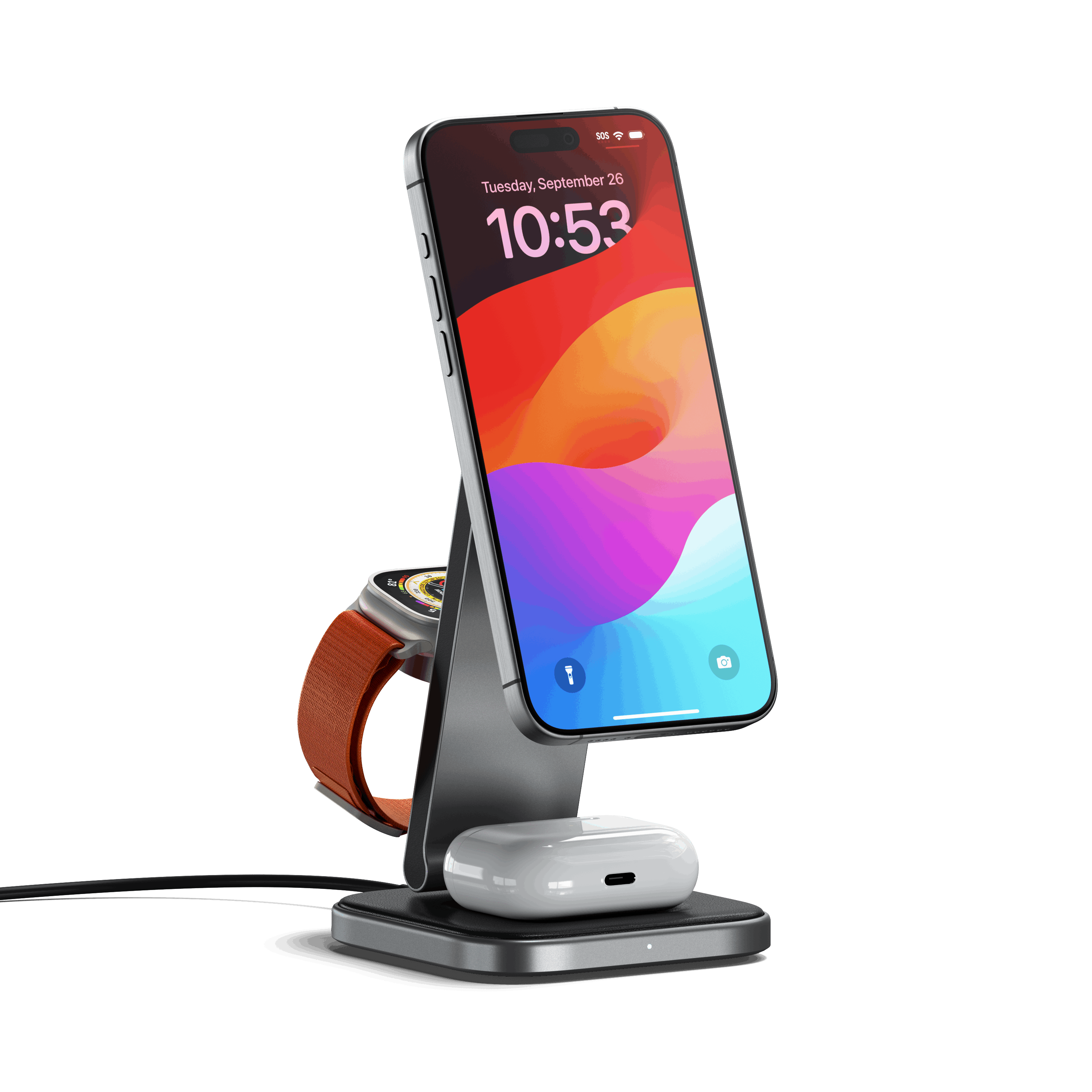 Pad Chargeur Sans Fil 3en1 — 3en1, chargeur | Boutique NAYA