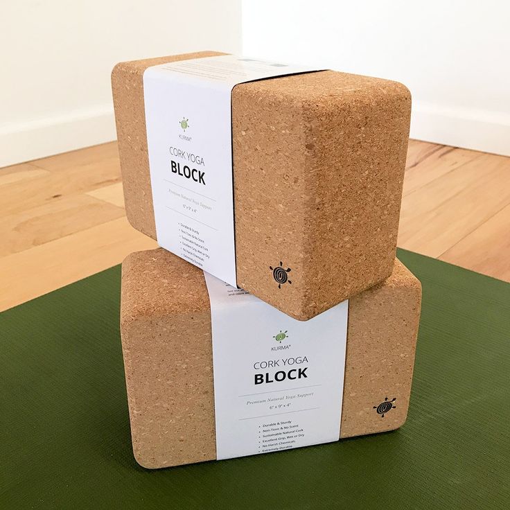 Bloc Yoga Liège Naturel Set2 — bloc, liege | Boutique NAYA