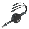 Câble Rétractable 3en1 USB-C — 3en1, cable | Boutique NAYA