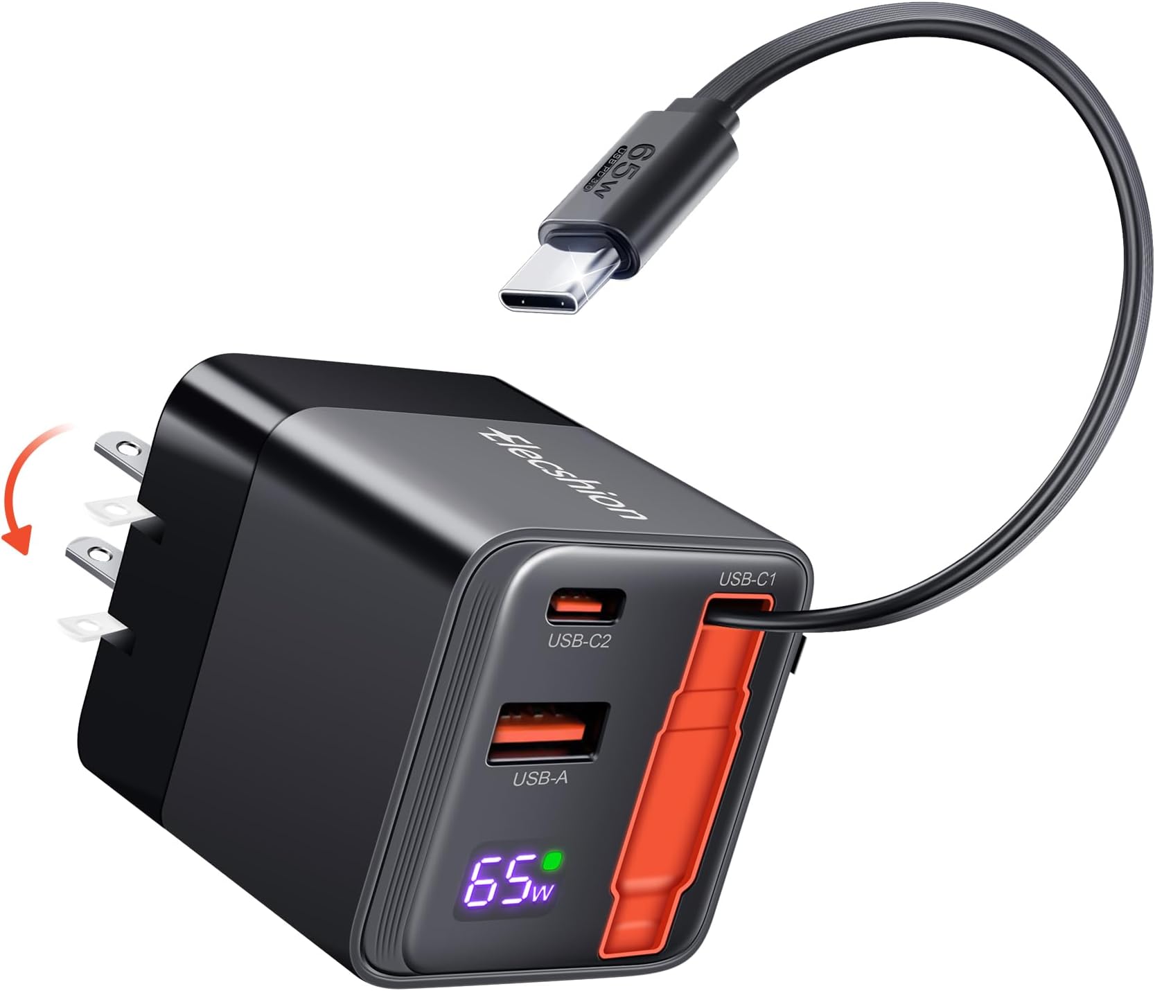 Chargeur Rapide 65W GaN USB-C — 65w, chargeur | Boutique NAYA