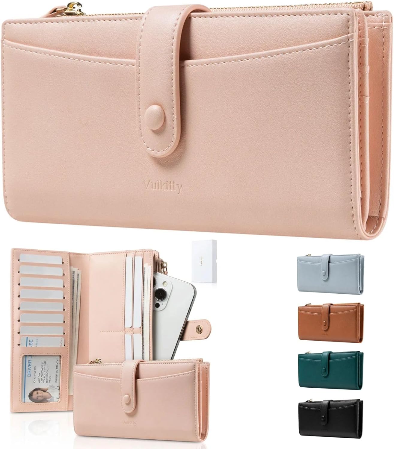 Portefeuille Cuir Fin Compact — compact, cuir | Boutique NAYA