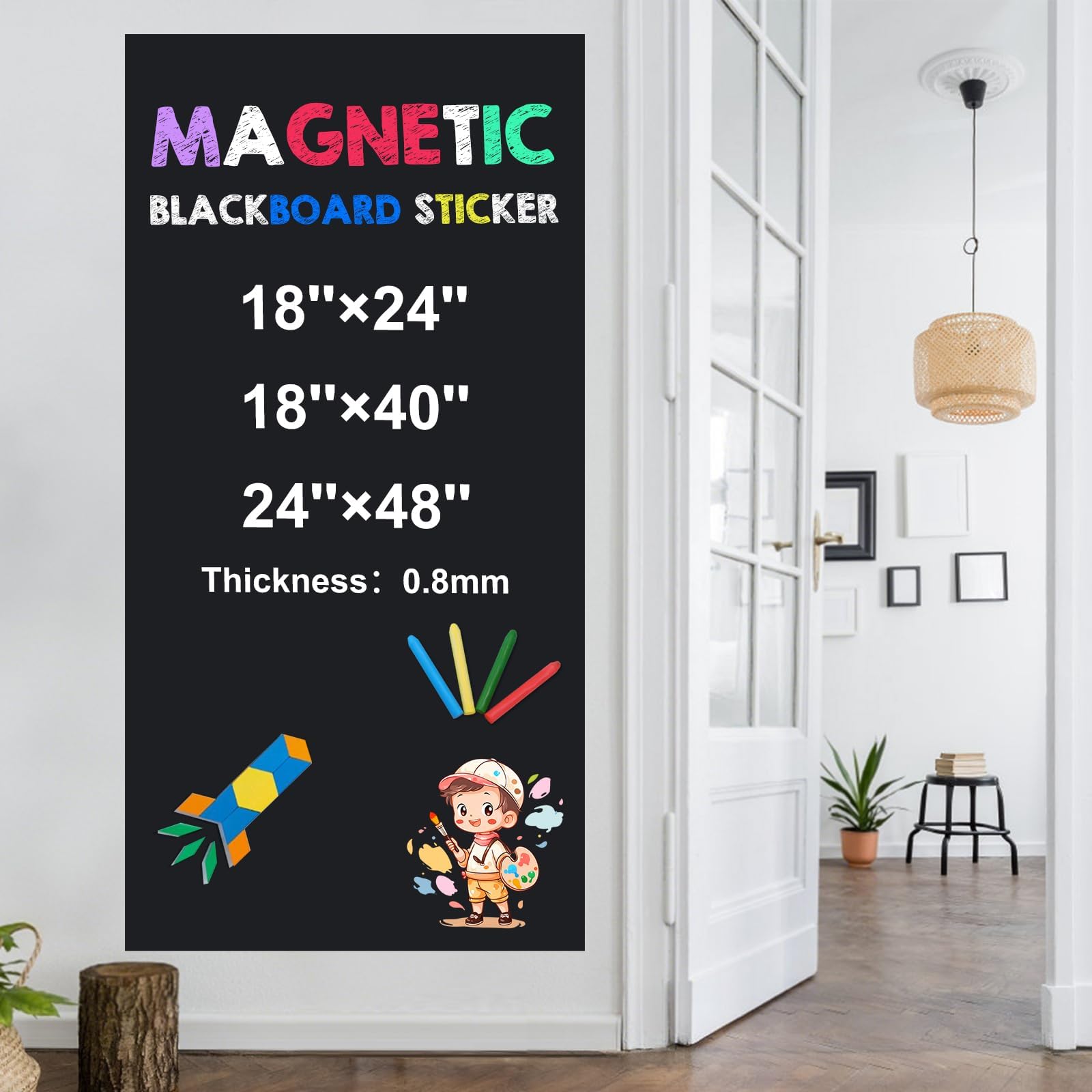 Tableau Magnétique Craie Couleur — couleur, craie | Boutique NAYA