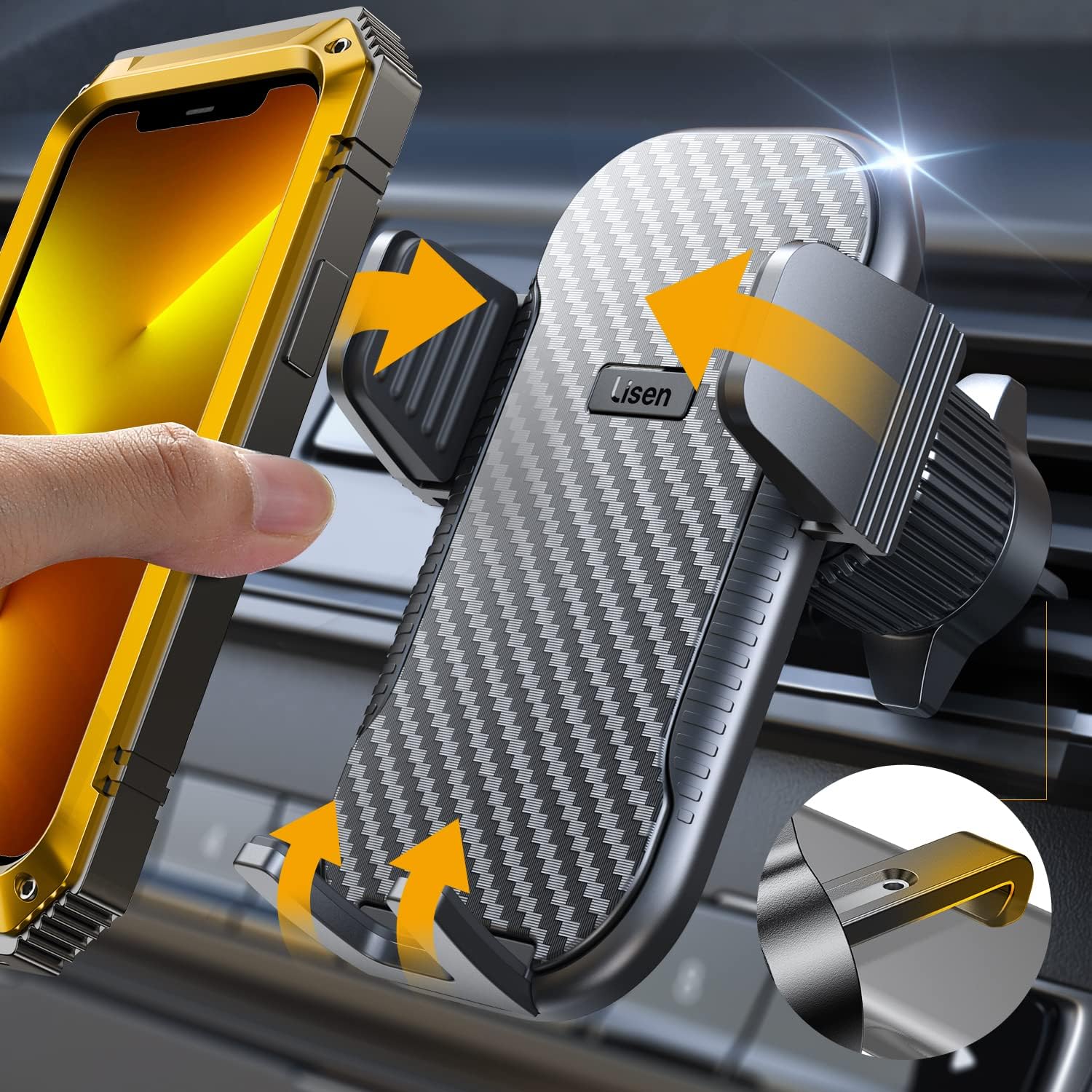 Support Téléphone Grille d'Aération — grille, support | Boutique NAYA