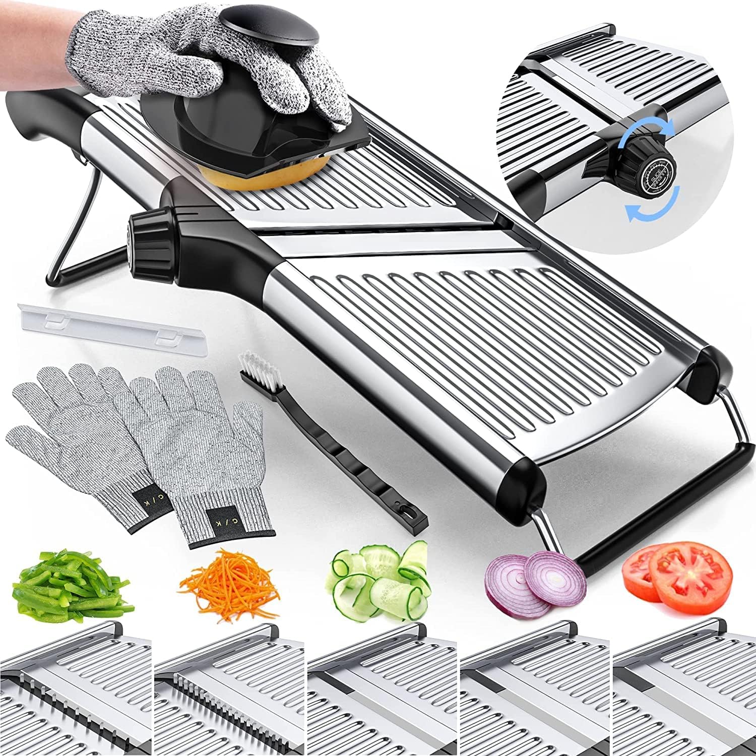 Mandoline Légumes Réglable Pro — legumes, mandoline | Boutique NAYA