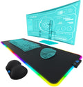 Pad Gamer RGB XL Bureau — bureau, padgamer | Boutique NAYA