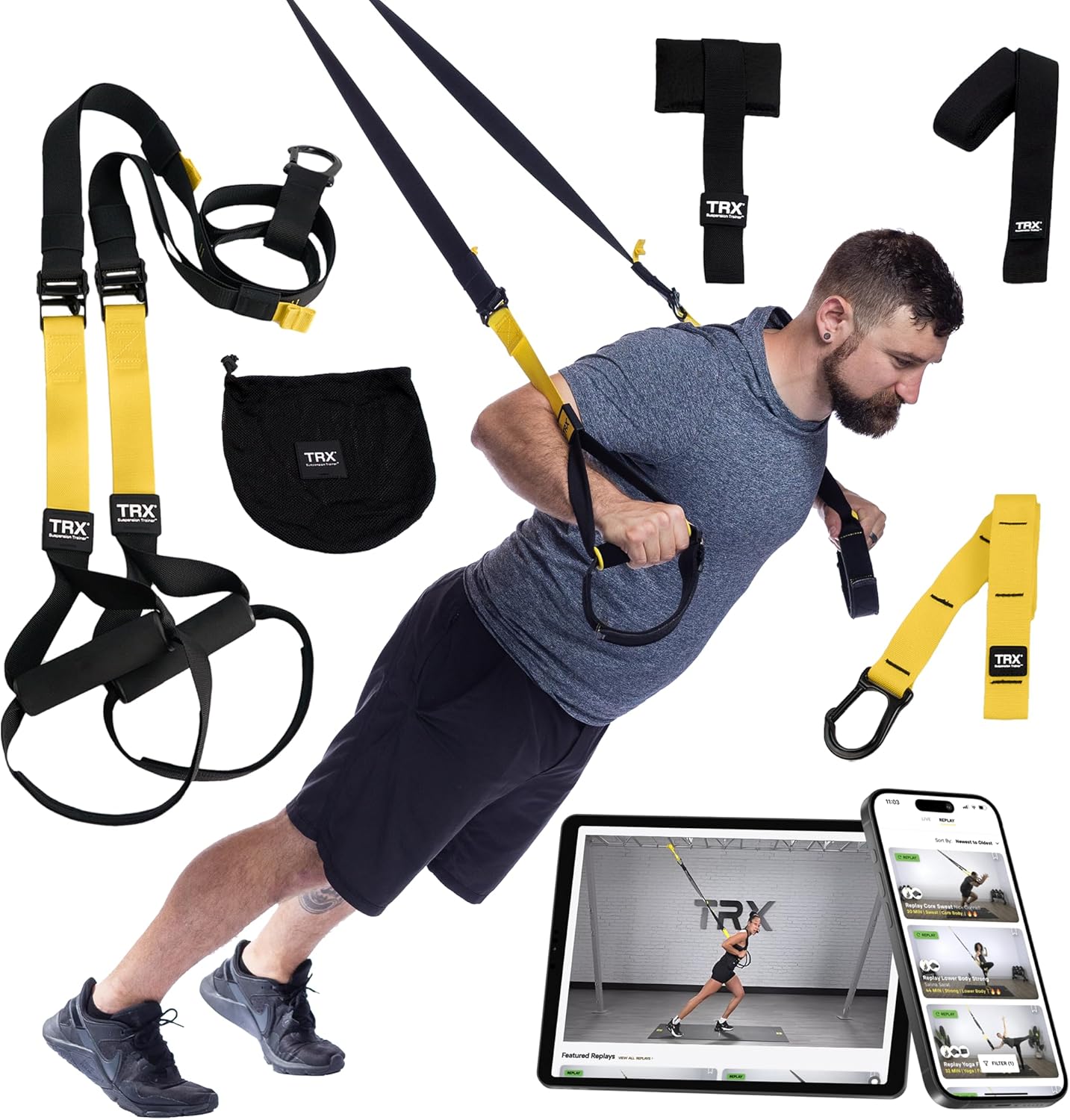 Sangles TRX Suspension Training — sangles, suspension | Boutique NAYA