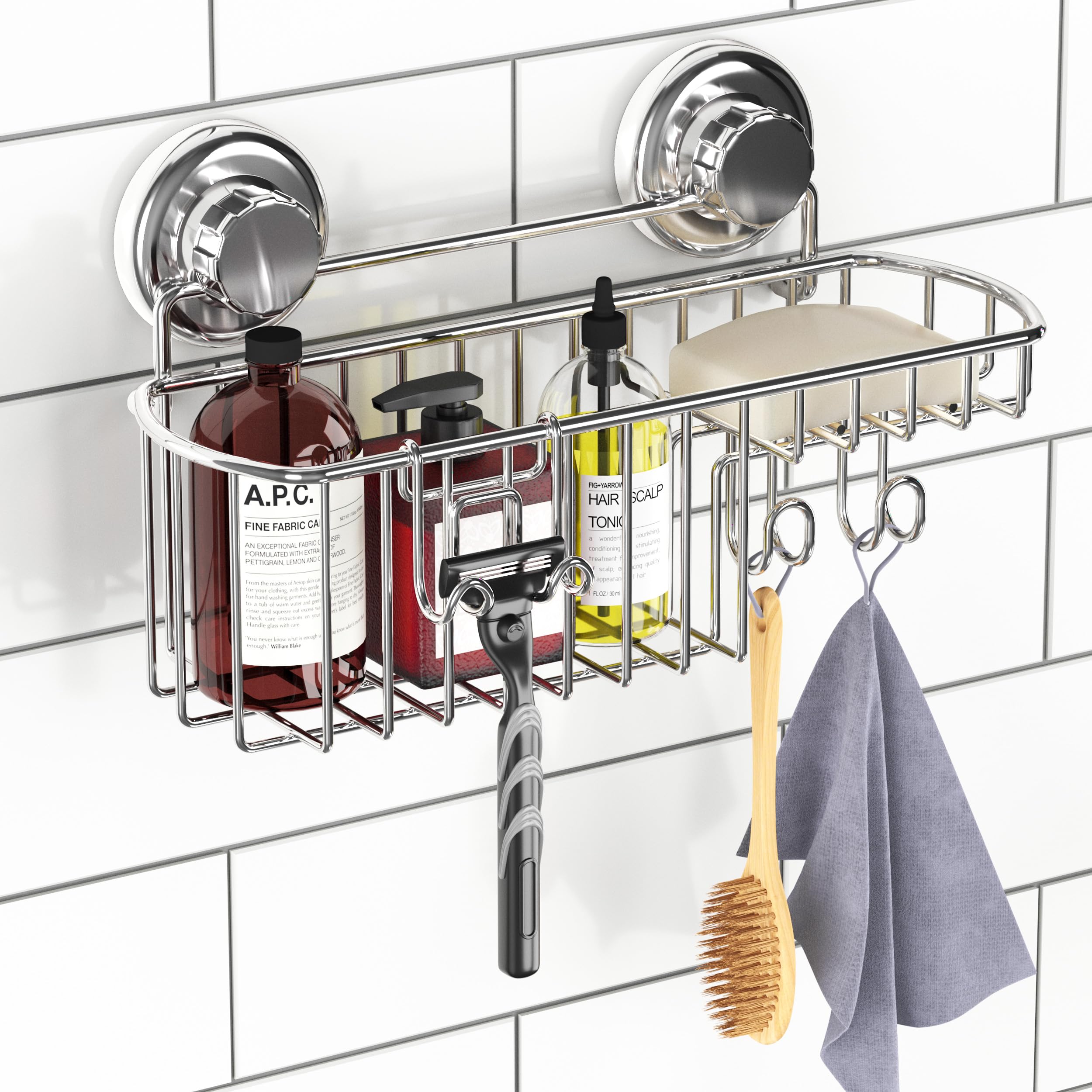 Panier Douche Ventouse Caddy — caddy, douche | Boutique NAYA