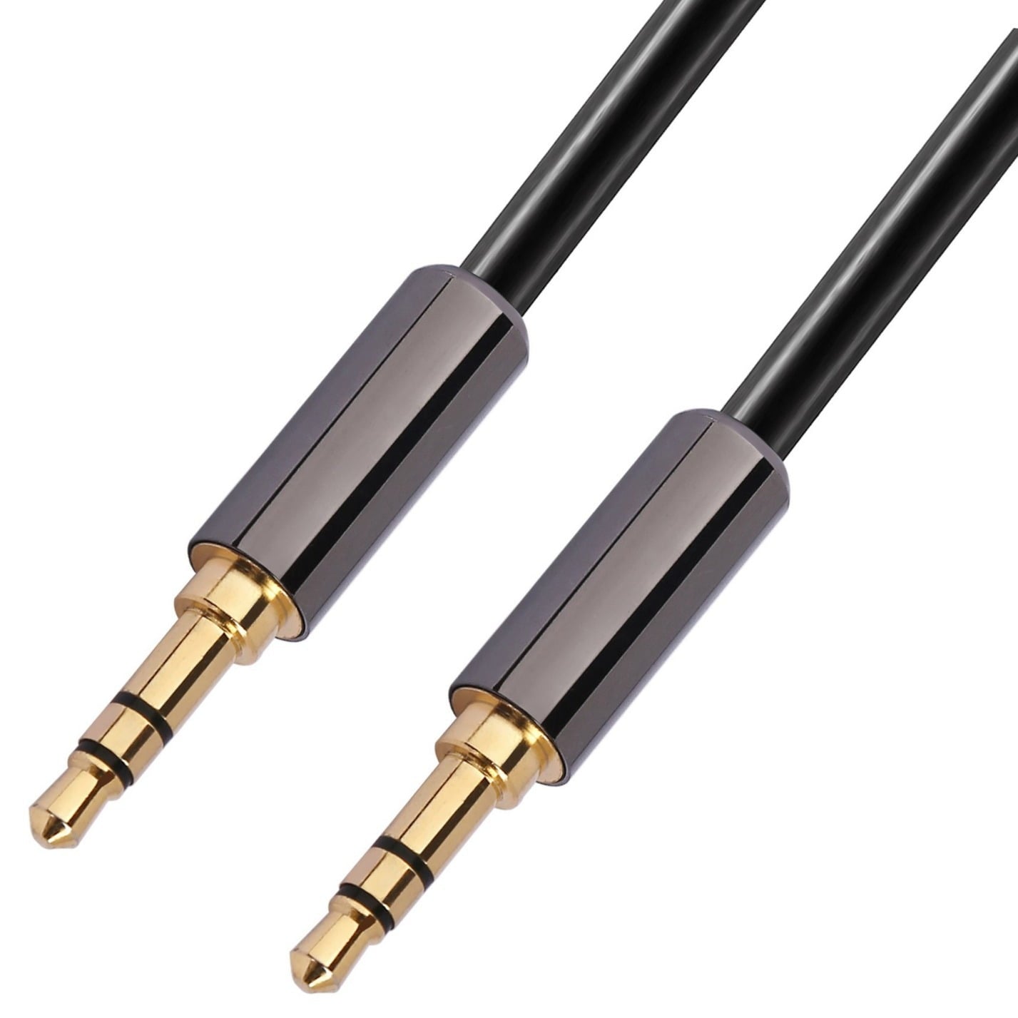 Câble Jack 3.5mm Doré Tressé 1m — cable, dore | Boutique NAYA