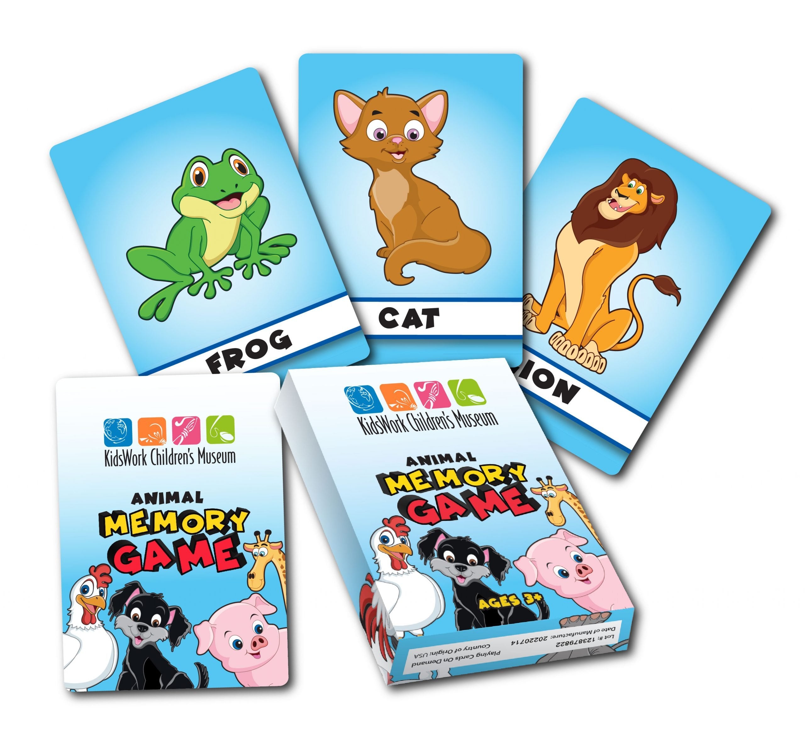 Jeu de Carte Mémory Animaux 54p — animaux, carte | Boutique NAYA