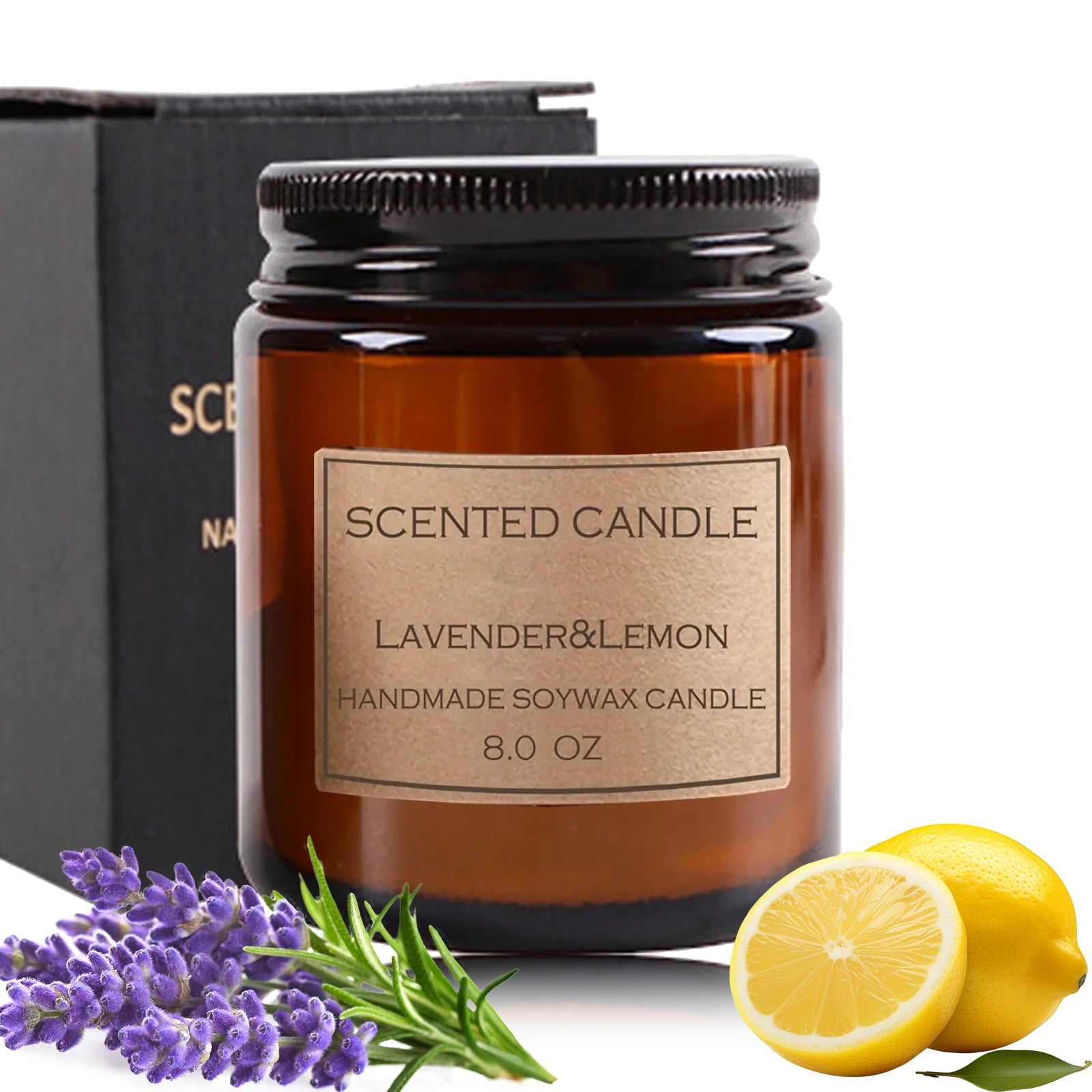 Chandelle Cire Soja Relaxante — chandelle, ciresoja | Boutique NAYA