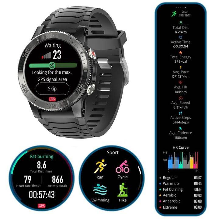 Montre Sport GPS Cardio Oxymètre — cardio, gps | Boutique NAYA