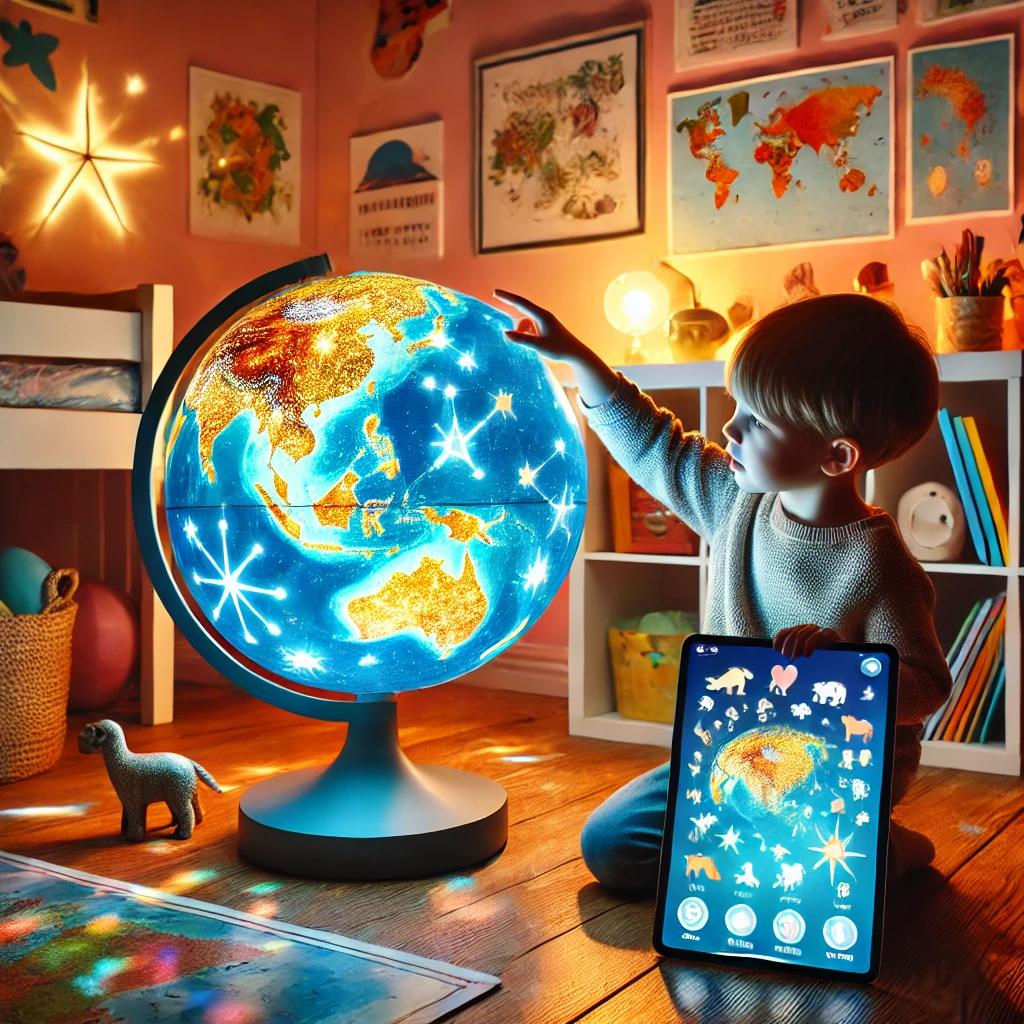 Globe Lumineux Interactif Enfant — globe, interactif | Boutique NAYA