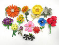 Broche Fleur Émaillée Colorée — bijou, broche | Boutique NAYA