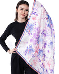 Foulard Soie Léger Imprimé Floral — femme, floral | Boutique NAYA