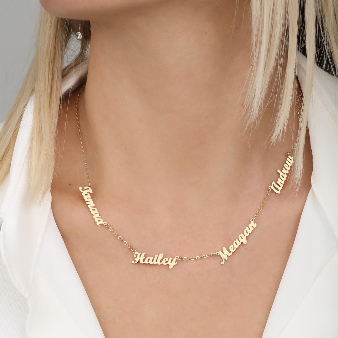 Collier Prénom Personnalisable Or — collierprenom, or | Boutique NAYA