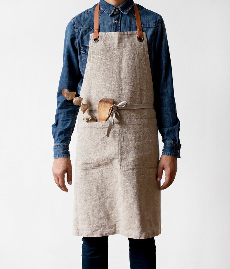 Tablier Cuisine Lin Premium Chef — chef, cuisine | Boutique NAYA