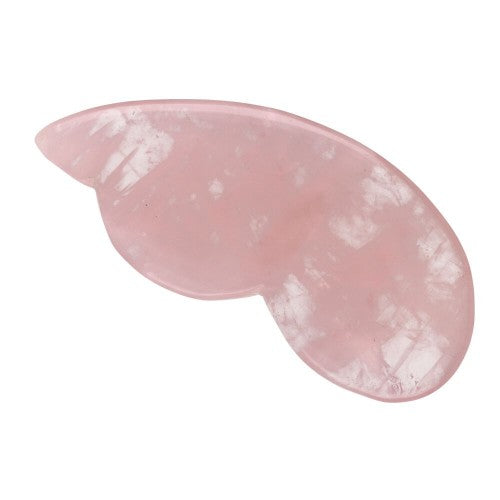Masseur Visage Gua Sha Quartz Rose
