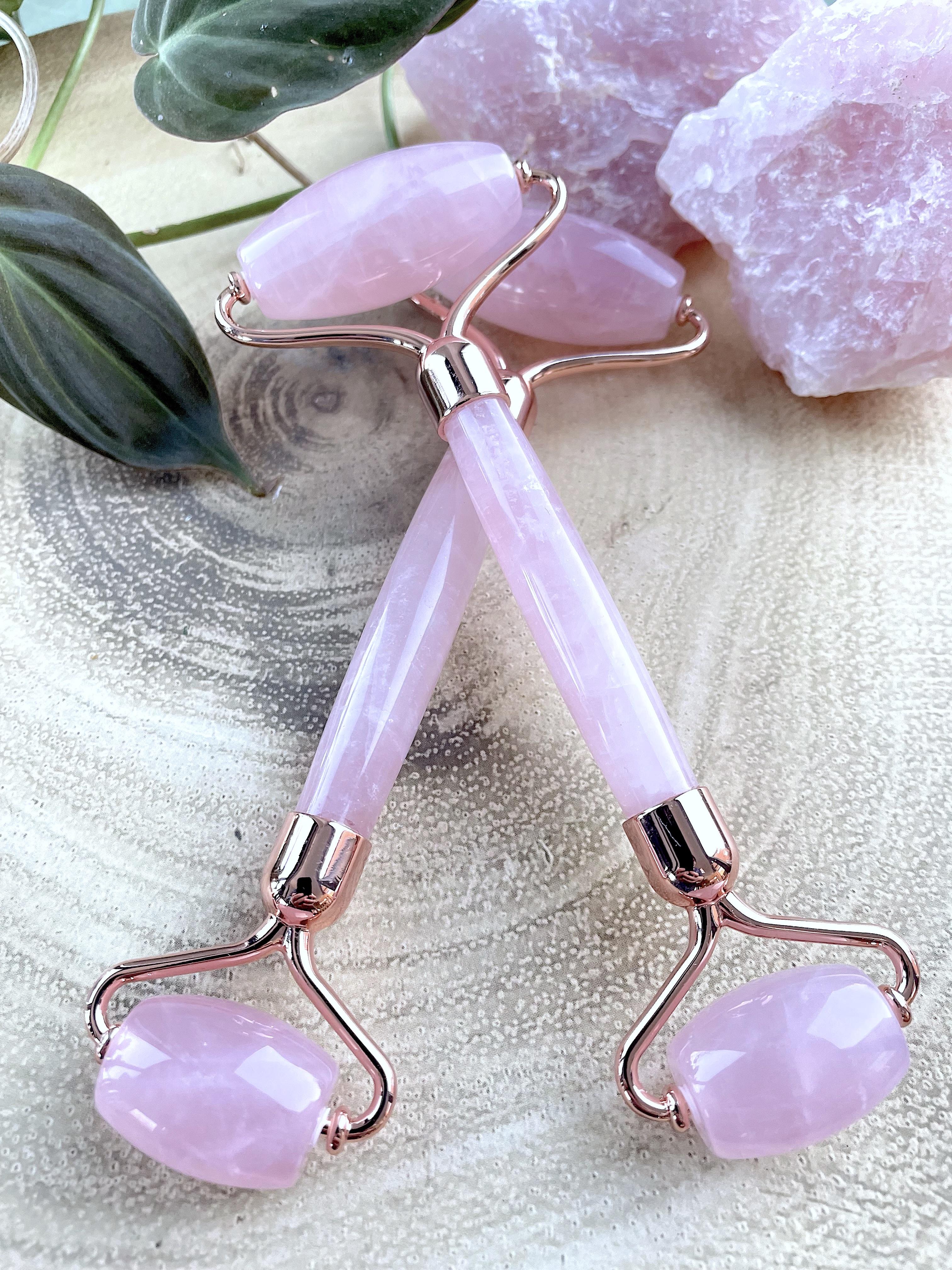 Rouleau Facial Quartz Rose — facial, quartzrose | Boutique NAYA
